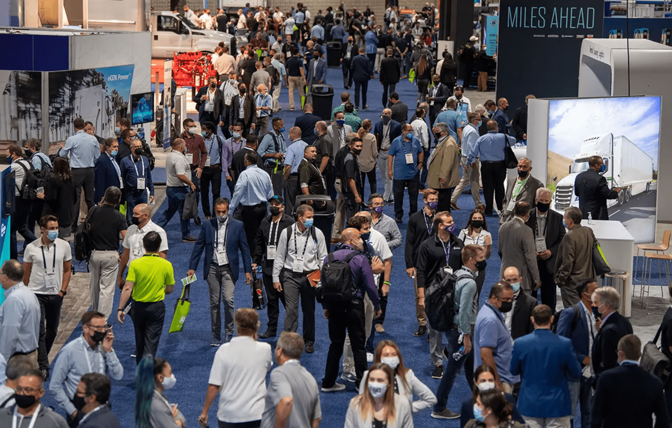 ACT Expo 2021 Expo Hall Crowd