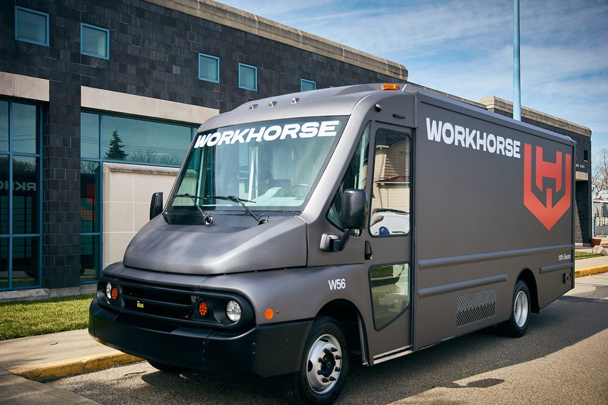 Photo of Workhorse's W56 Step Van.