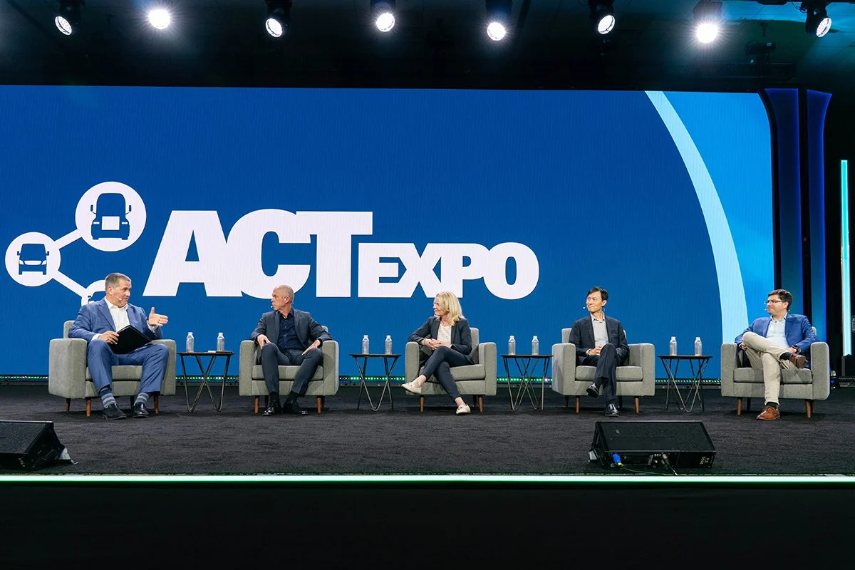 ACT Expo 2025 panel of high-profile speakers on mainstage.